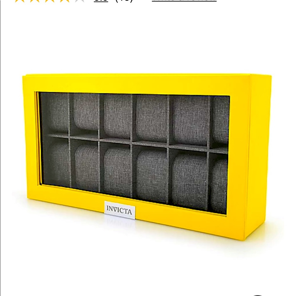 Brand New Invicta 12 Slot Watch Box!!